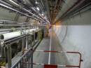 Nel tubo bianco viaggiano le particelle 